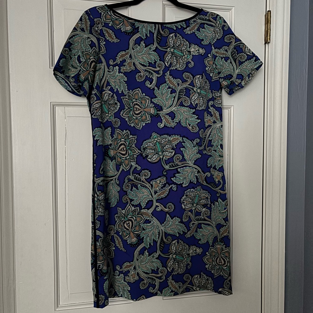 LOFT Blue Floral Dress